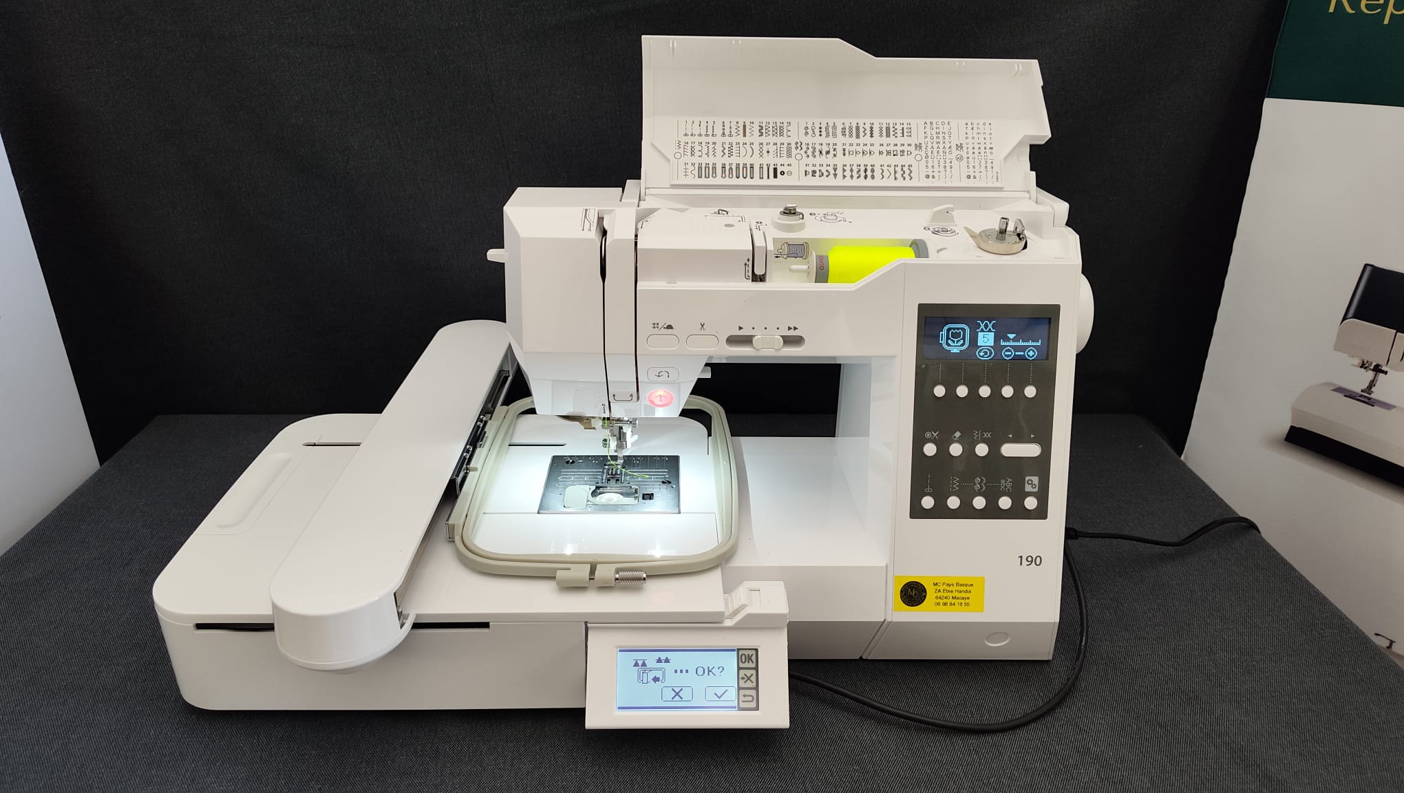 Kit Brodeuse Sigma 190 et son unité de broderie EU-5