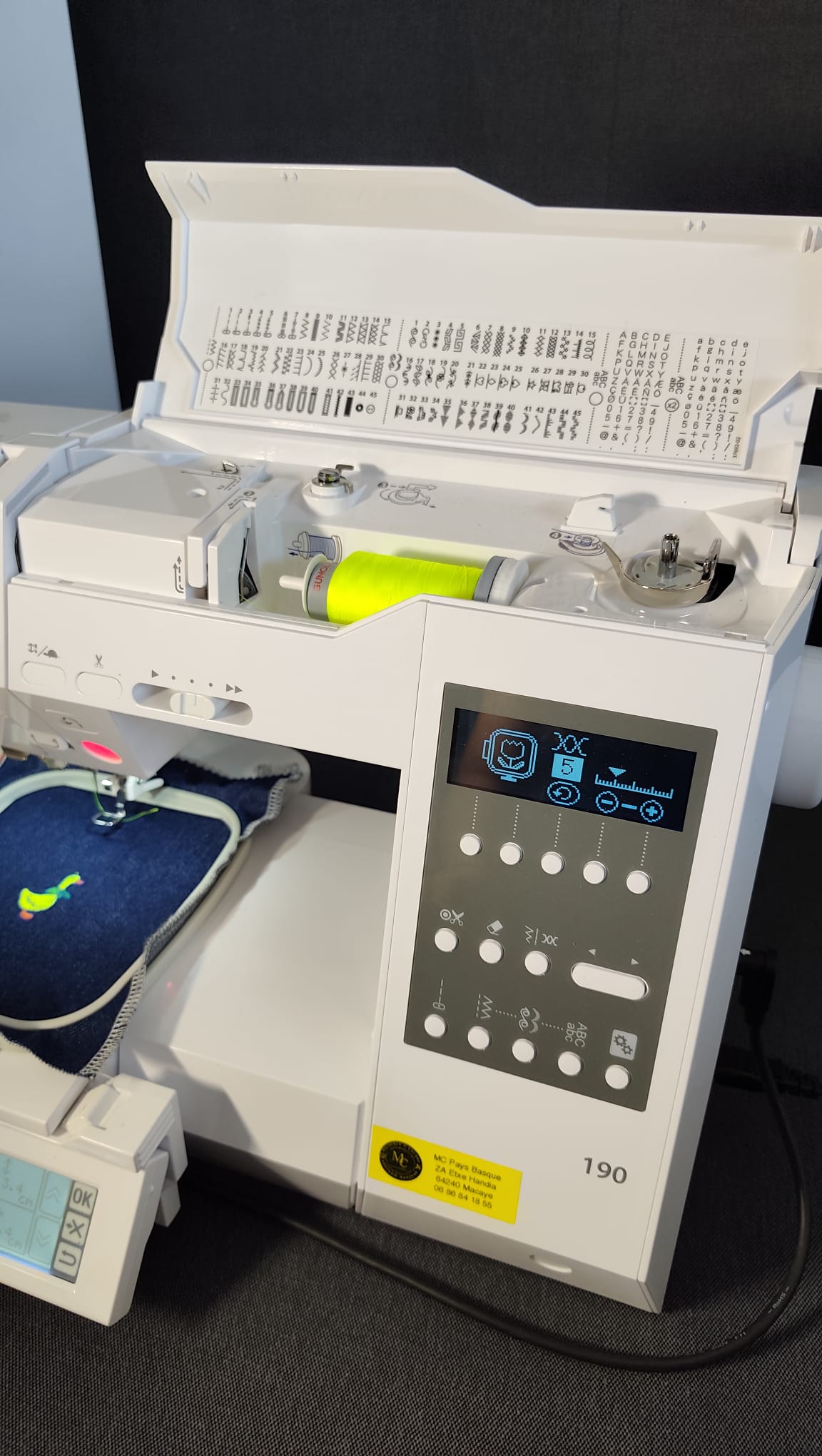 Kit Brodeuse Sigma 190 et son unité de broderie EU-5 – Image 5