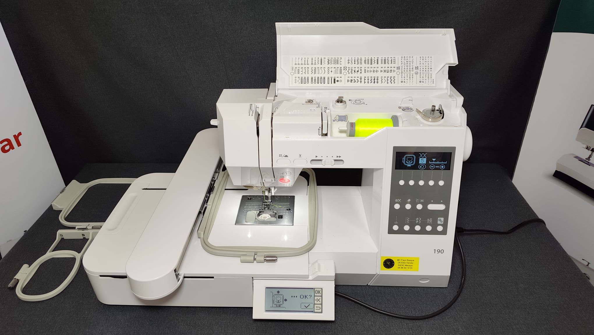 Kit Brodeuse Sigma 190 et son unité de broderie EU-5 – Image 8