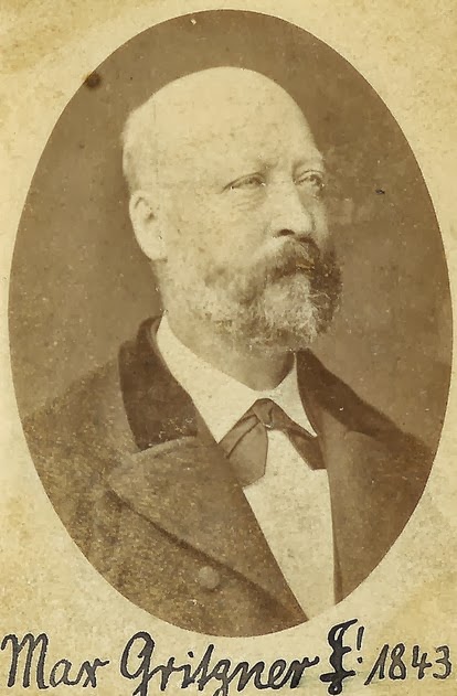Portrait photographique de Max Carl Gritzner, 1843